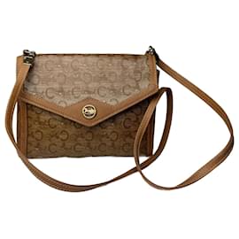Céline Borsa in pelle vintage Celine Paris marrone