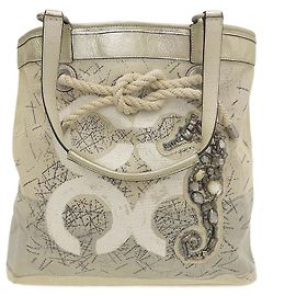 Borsa tote in pelle Coach Canvas 17039