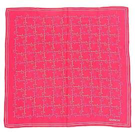 Sciarpa Logo Givenchy Rosa Bianco Viola