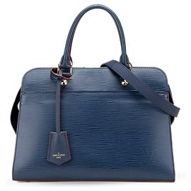 Louis Vuitton Blau Epi Vaneau MM