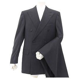 Autre Marque Ermenegildo Zegna Wollanzugset grau gestreift