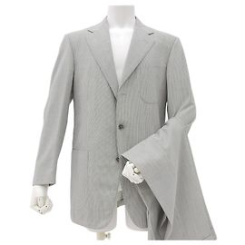 Autre Marque Ermenegildo Zegna Wollstreifen-Anzugset 48