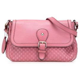 Gucci Pink Microguccissima Sukey Crossbody
