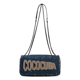 Bolso de hombro con cadena de lentejuelas Chanel CocoCuba