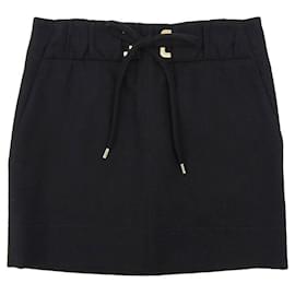 Falda de lana y cachemira Gucci negra