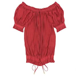 Top rojo recogido Gucci XS