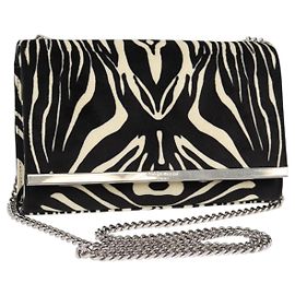 Borsa a Catena SAINT LAURENT Tessuto Motivo Zebra 707690 FAAIA 1075 Auth 127912M