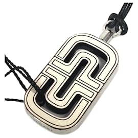 Collana in pelle con logo Parentesi di Bvlgari - Bulgari