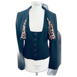 Dolce & Gabbana Wollblazer Schwarz