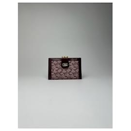 Céline Vintage Celine Macadam Monogramm wallet purple