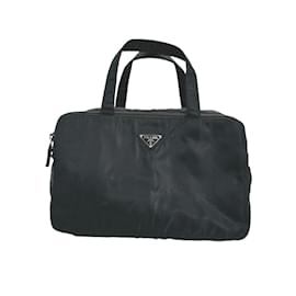 Borsa in nylon Prada nera e marrone