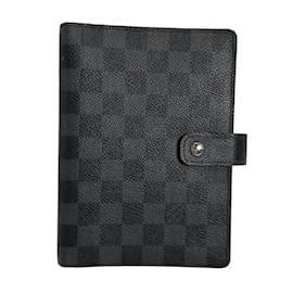 Couverture de planificateur Louis Vuitton Damier Graphite Agenda MM