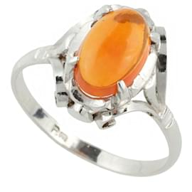 Anello in opale di platino vintage - Autre Marque