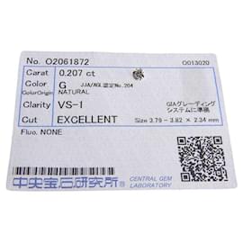 Diamant Loose Certifié 0,207ct G-VS1-EXCELLENT - Autre Marque