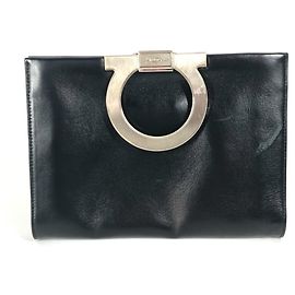 Borsa Clutch Gancini di Salvatore Ferragamo