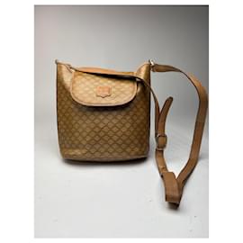 Borsa in pelle monogramma Triomphe vintage di Celine, oro e marrone - Céline