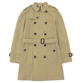 Trench coat de algodón beige para niños Burberry