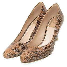 Loewe Pompes en cuir verni marron Christian Dior