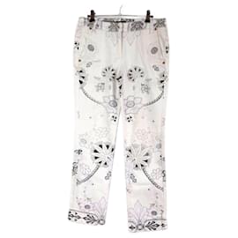 Jeans rectos blancos y2k Roberto Cavalli