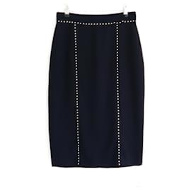 Falda con ribete de perlas Alexander McQueen Otoño 2013