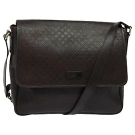 Sac à épaule GUCCI en cuir marron doré 223665 Auth bs27067