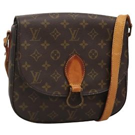 LOUIS VUITTON Monogram Saint Cloud GM Borsa a Spalla M51242 LV Auth BA3705