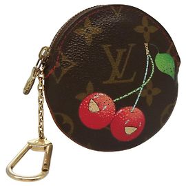 LOUIS VUITTON Monograma Cereza Monedero Ron Monedero M95043 Auth 128828