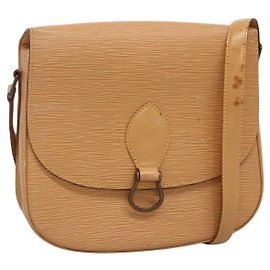 LOUIS VUITTON Epi Saint Cloud GM Bolsa de Hombro Beige M52196 LV Auth bs26977