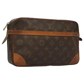 LOUIS VUITTON Clutch Compiegne 28 M51845 Auth LV 128348