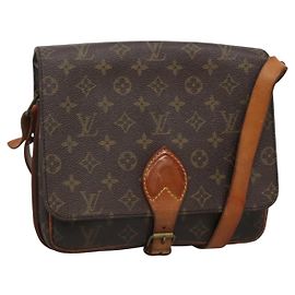 LOUIS VUITTON Monogram Cartouchiere GM Borsa a Spalla M51252 LV Auth ep9468
