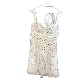 Mini-Kleid aus Chiffon mit Punkten von Self Portrait - Self portrait