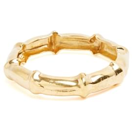 Hermès Bracelet Bambou circa 1990 Golden Metal Bamboo Bangle Bracelet Hermes