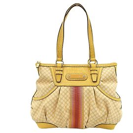 Céline Borsa a spalla in tela e pelle Celine Macadam