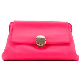 CHLOÉ - Borsa a spalla Chloé Penélope in pelle rosa liscia