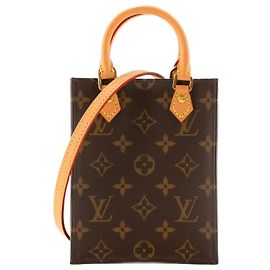 LOUIS VUITTON - Borsa a tracolla Cabas Plat PM Louis Vuitton in tela monogrammata
