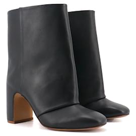 CHLOÉ - Botines Chloé Parle de cuero negro (Tamaño 36)