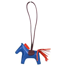 HERMÈS - Borsa Rodéo PM di Hermès in pelle blu