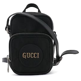 GUCCI - Gucci Off The Grid Mini Schultertasche aus schwarzem monogrammiertem Canvas