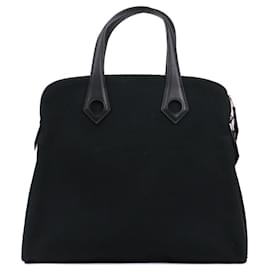 HERMÈS - Borsa Hermès Ibu in tela nera