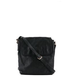 GUCCI - Guccissima Gucci Schultertasche aus schwarzem geprägtem Leder