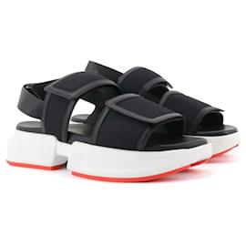 HERMÈS - Sandali Hermès Geek in pelle nera (Taglia 38)