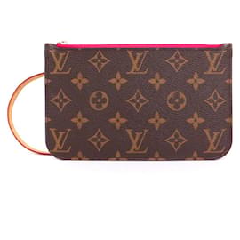 LOUIS VUITTON - Pochette Neverfull Louis Vuitton in tela monogrammata