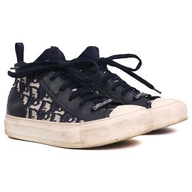DIOR - Sneakers Walk'n'dior Dior in rete blu navy (T36)