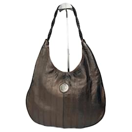 Céline Borsa in pelle vintage Celine marrone bronzo