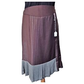 CHRISTIAN LACROIX FALDA FALDA COUTURE TRIMATIÈRE SEDA T 38/40