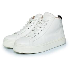 Sneakers alte Lauren di Chloe in bianco - Chloé