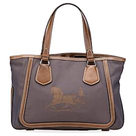 Tote en toile marron Celine - Céline