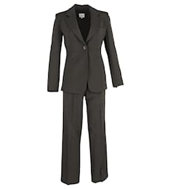 Giorgio Armani Blazer y pantalones de un solo botón Armani Collezioni en poliéster oliva