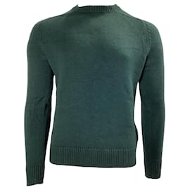 A.P.C. Rundhals-Pullover aus grüner Wolle - Apc