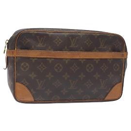 LOUIS VUITTON Clutch Compiegne 28 M51845 LV Auth BA3821